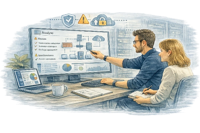 Diagnostic informatique pour analyser l’infrastructure d’une entreprise